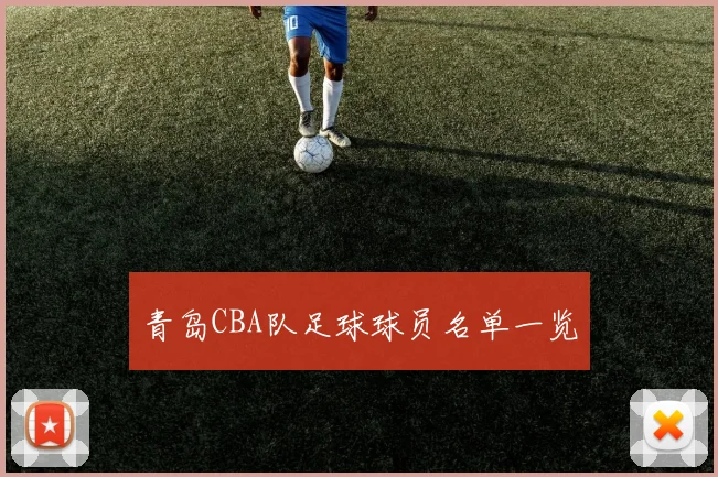 青岛CBA队足球球员名单一览